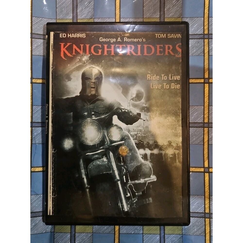 Knightriders (DVD, 1981) Tested slim case cropped artwork.